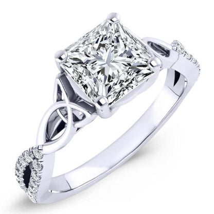 Pavonia Princess Diamond Bridal Set (Lab Grown Igi Cert) whitegold