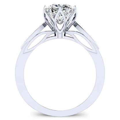 Pieris Cushion Moissanite Bridal Set whitegold
