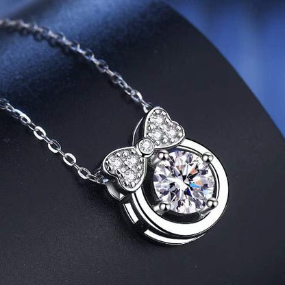 Piper Moissanite Necklace whitegold