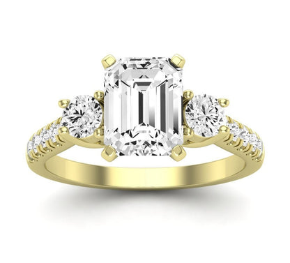 Primrose - GIA Natural Emerald Diamond Engagement Ring