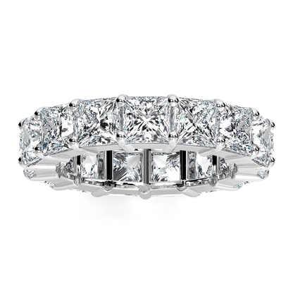 Princess Cut Diamond Eternity Band
