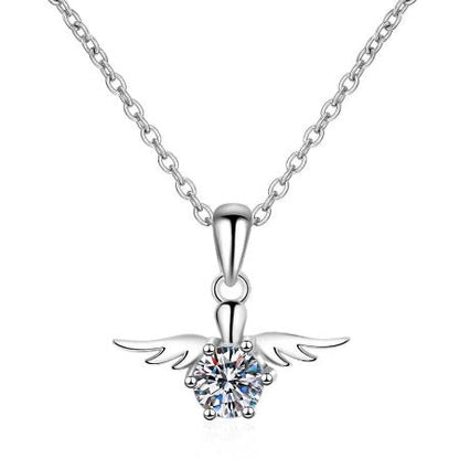 Promise Moissanite Necklace whitegold