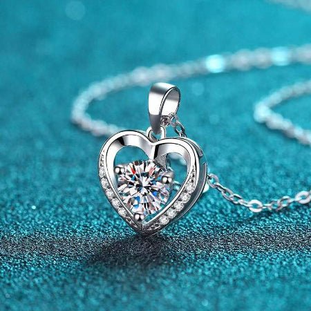 Rory Moissanite Necklace whitegold