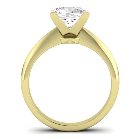Senna Diamond Matching Band Only (does Not Include Engagement Ring) For Ring With Cushion Center yellowgold