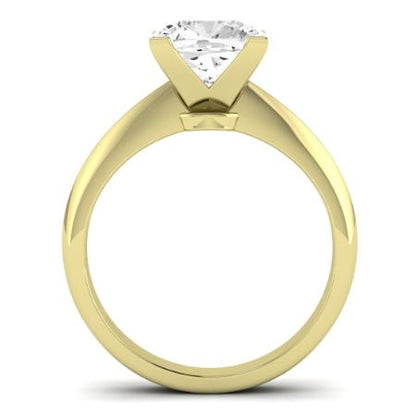 Senna Diamond Matching Band Only (does Not Include Engagement Ring) For Ring With Cushion Center yellowgold