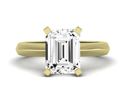 Senna Emerald Diamond Engagement Ring (Lab Grown Igi Cert) yellowgold