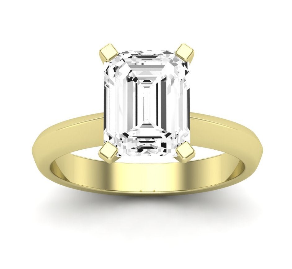 Senna Emerald Diamond Engagement Ring (Lab Grown Igi Cert) yellowgold