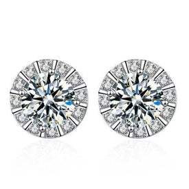Serenity Diamond Earrings whitegold