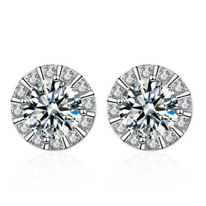 Serenity Diamond Earrings whitegold