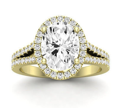 Silene - GIA Natural Oval Diamond Engagement Ring