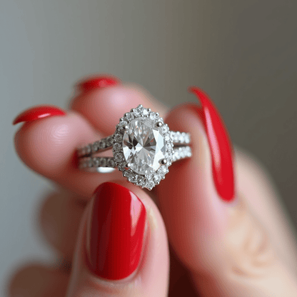 Silene - GIA Natural Oval Diamond Engagement Ring