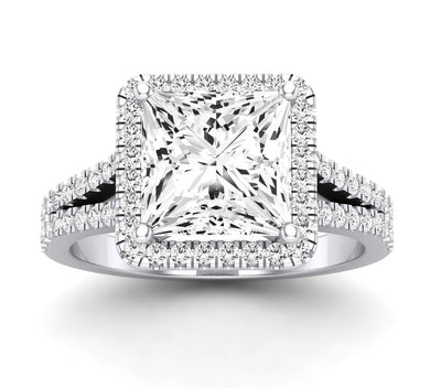 Silene Princess Diamond Engagement Ring (Lab Grown Igi Cert) whitegold