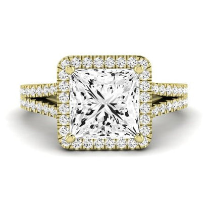Silene Princess Moissanite Bridal Set yellowgold