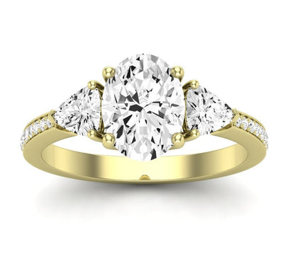 Snowdonia - GIA Natural Oval Diamond Engagement Ring