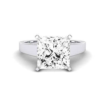 Snowdrop Diamond Matching Band Only (engagement Ring Not Included) For Ring With Princess Center whitegold