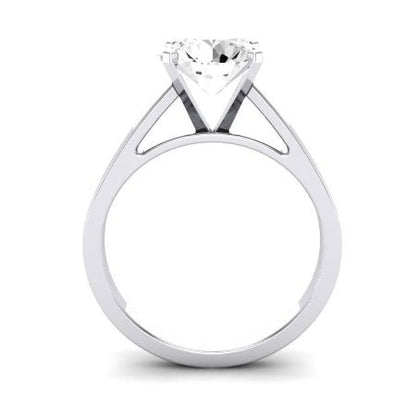 Snowdrop Diamond Matching Band Only (engagement Ring Not Included) For Ring With Round Center whitegold