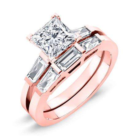 Sorrel - Round Moissanite Bridal Set
