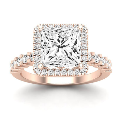 Sweetpea Princess Diamond Engagement Ring (Lab Grown Igi Cert) rosegold