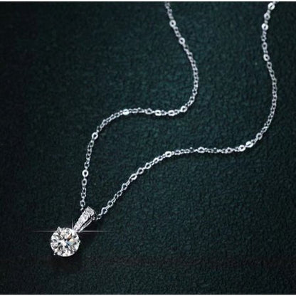 Tali Moissanite Necklace whitegold