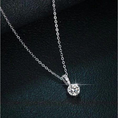 Tali Moissanite Necklace whitegold