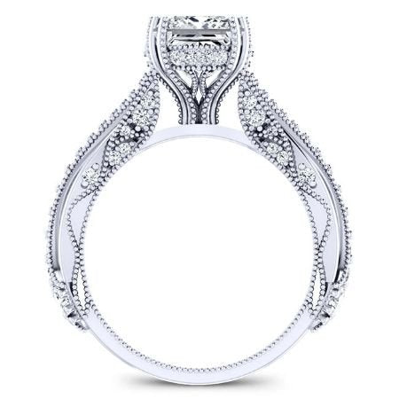 Tansy Princess Moissanite Bridal Set whitegold