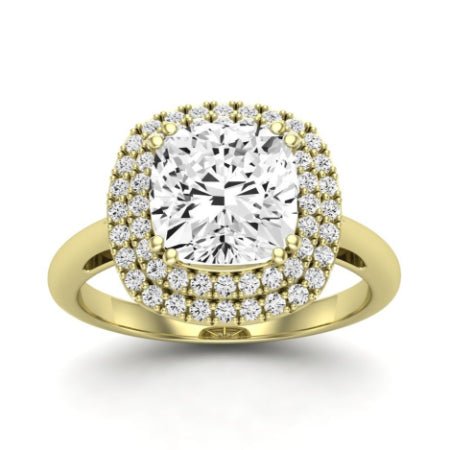 Tulip Cushion Diamond Bridal Set (Lab Grown Igi Cert) yellowgold