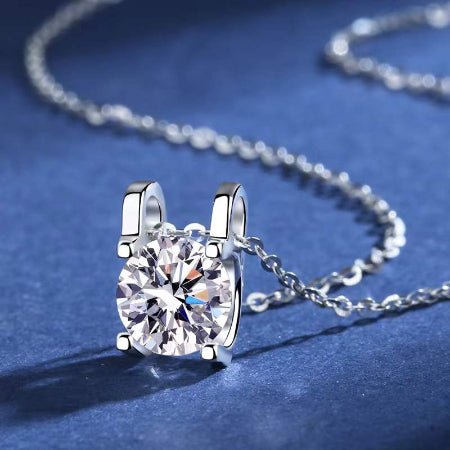 Vanna Moissanite Necklace whitegold