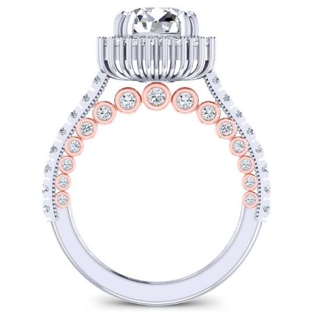 Varda Round Diamond Engagement Ring (Lab Grown Igi Cert) whitegold