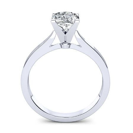 Zahara Cushion Moissanite Bridal Set whitegold