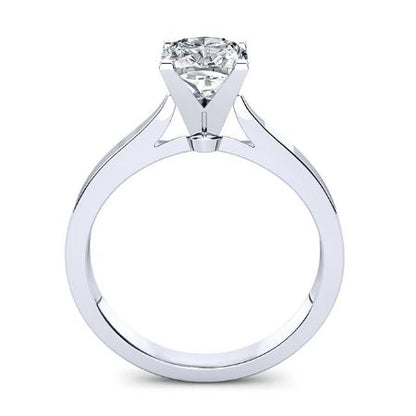Zahara Cushion Moissanite Bridal Set whitegold