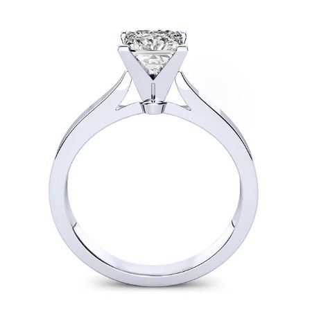 Zahara Diamond Matching Band Only (engagement Ring Not Included) For Ring With Princess Center whitegold