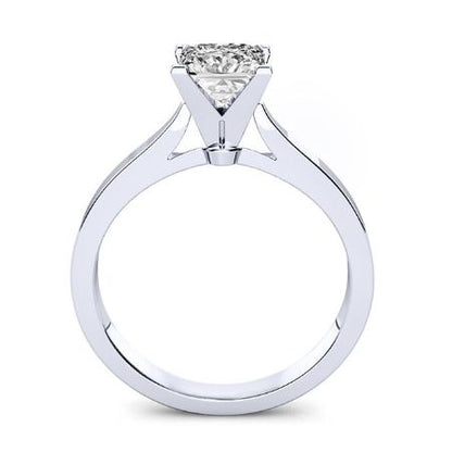 Zahara Diamond Matching Band Only (engagement Ring Not Included) For Ring With Princess Center whitegold