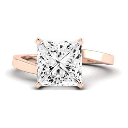 Zinnia Princess Diamond Bridal Set (Lab Grown Igi Cert) rosegold