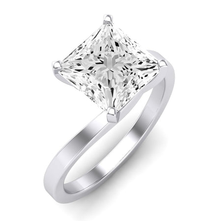 Zinnia Princess Moissanite Bridal Set whitegold